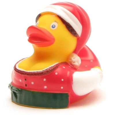 Rubber Duck- Santa Claus in Dirndel+