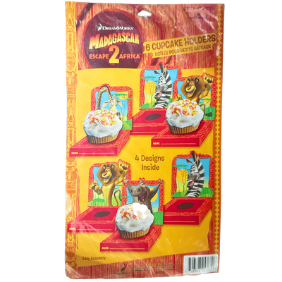 Madagascar:  Escape 2 Africa  Cupcake Holder AMZ+
