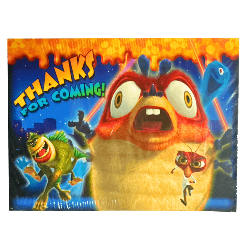 Monsters VS Aliens Thank-You Notes AMZ+