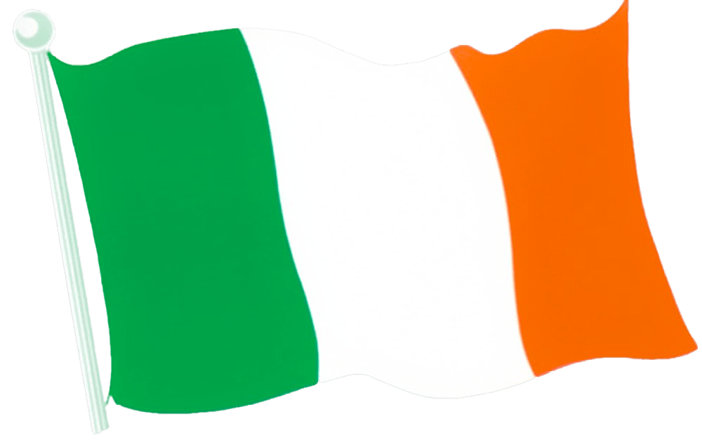 Irish Flag Cutout+