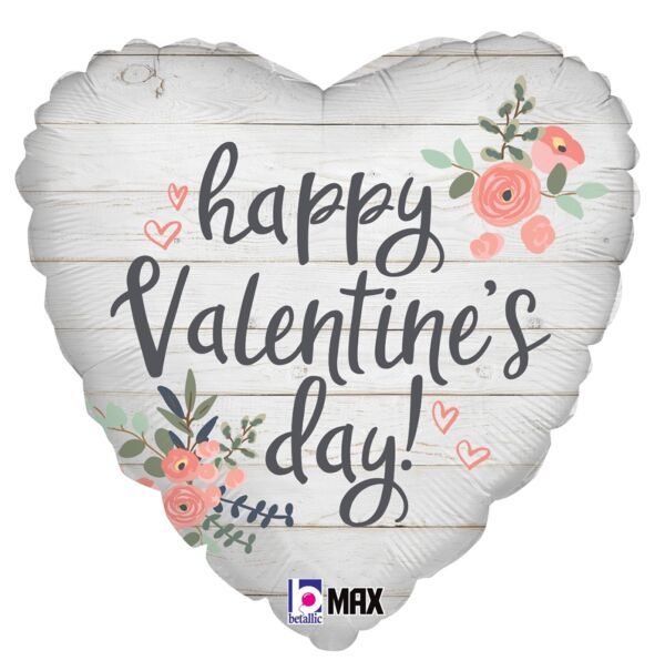 18” Happy Valentines Day Mylar+