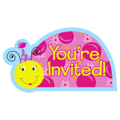 Lil Lady Party Invitations 8ct AMZ+