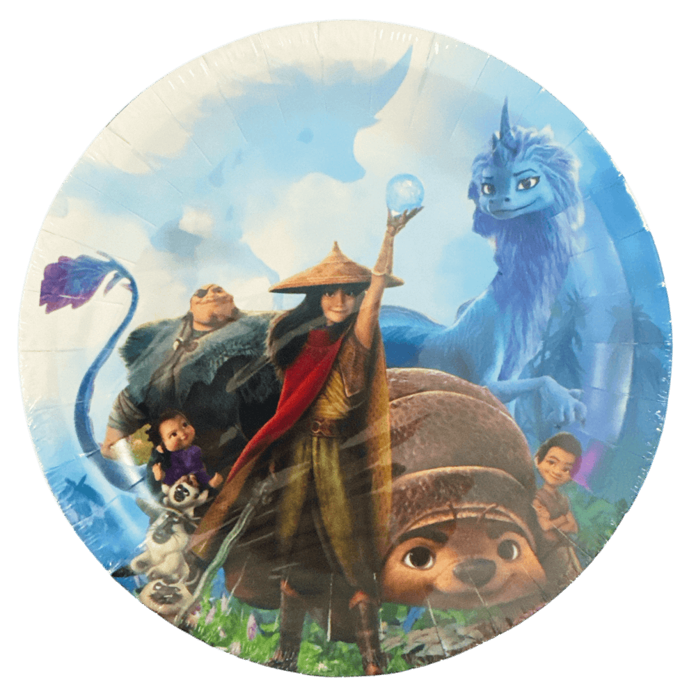 Raya and The Last Dragon Dessert Plates+