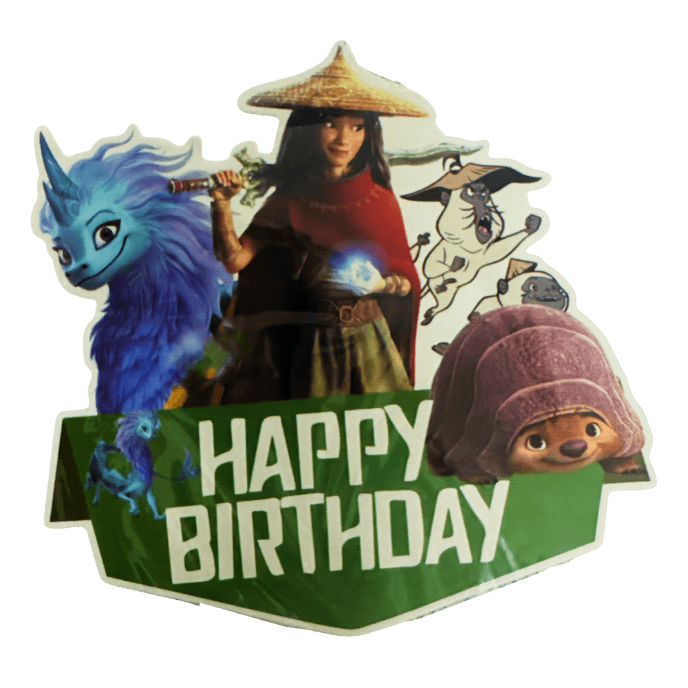 Raya and The Last Dragon Cake Topper+