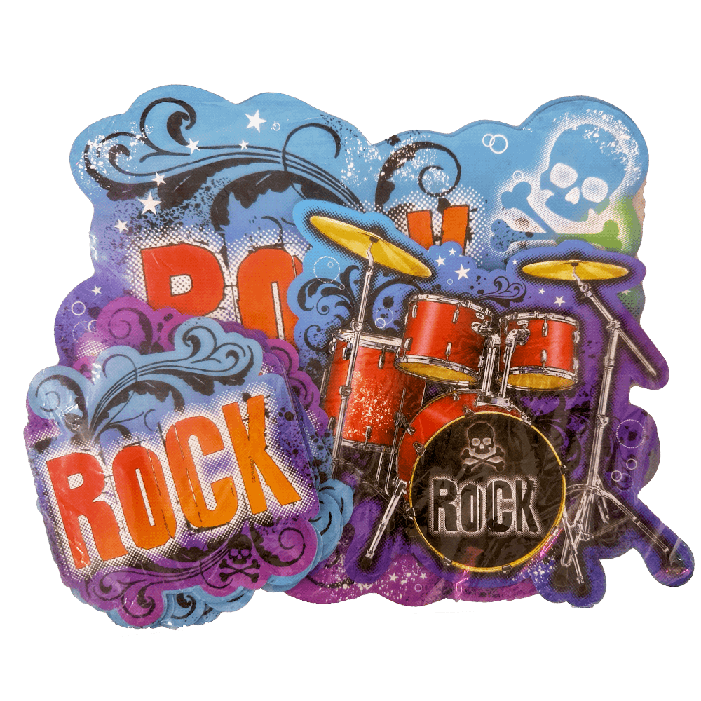 Value Pack Cutouts Rock Star AMZ+