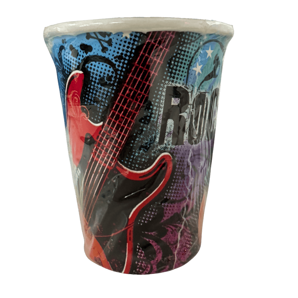 Rock Star 9oz cups 18ct AMZ+