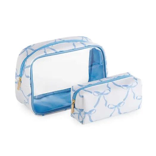 Bow Set Of 2 Cosmetic Case+