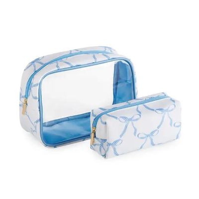 Bow Set Of 2 Cosmetic Case+