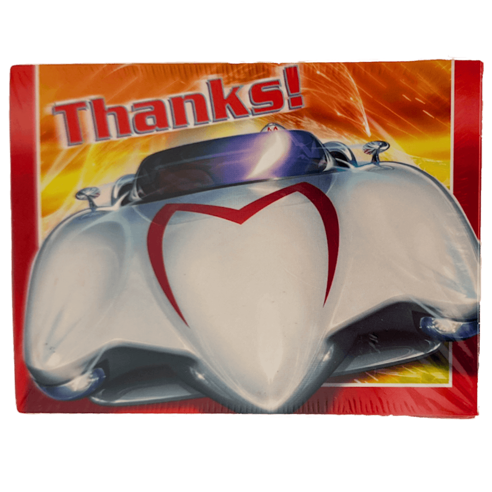 Speed Racer Thank You Notes+