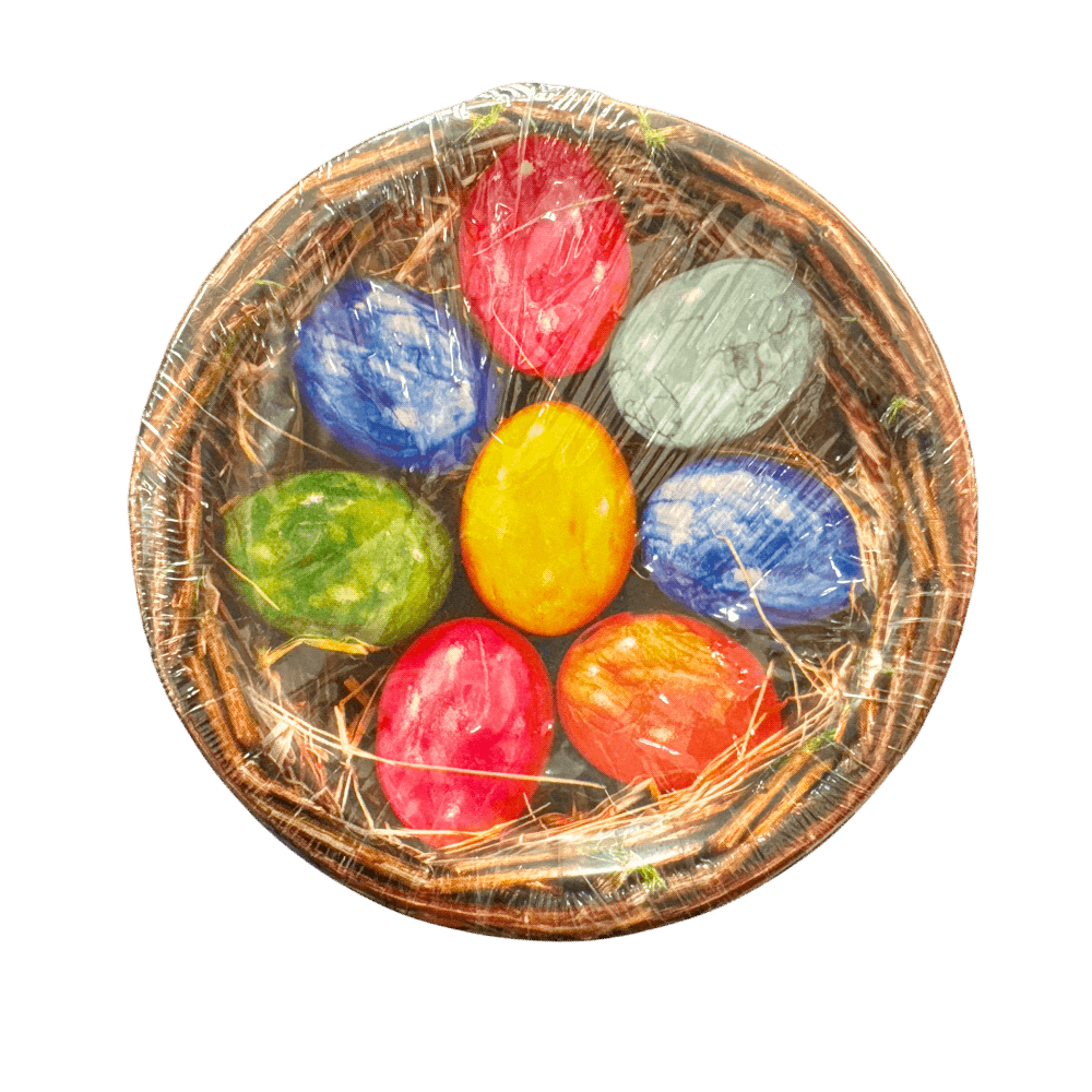 Beautiful Basket Easter Egg 7&quot; plates AMZ+