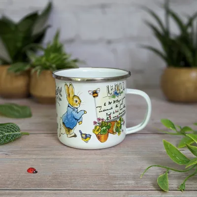 Beatrix Potter's Peter Rabbit Enamel Mug+