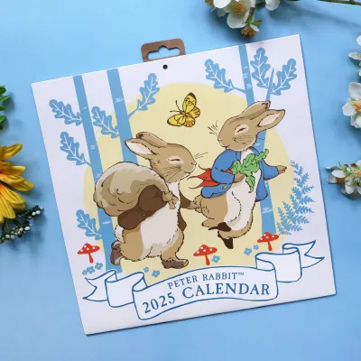 Peter Rabbit 2025 Square Wall Calendar AMZ+