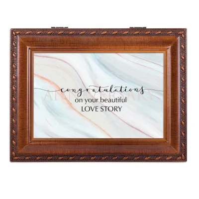 Music Box &quot;Congratulations on Your Beautiful Love Story&quot; AMZ+