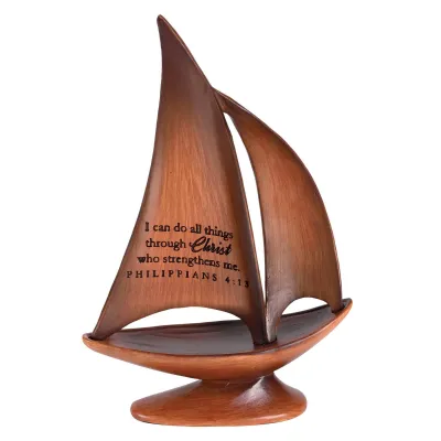 &quot;I Can Do All Things&quot; Sailboat+