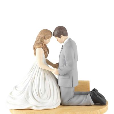 Figurine Bride &amp; Groom's Hear Our Prayer+
