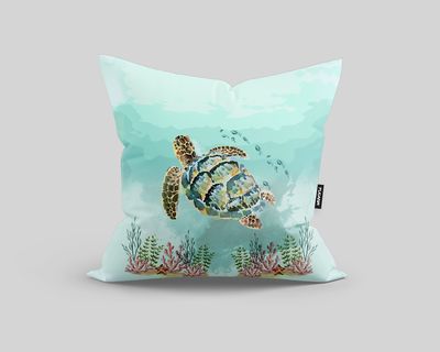 TUCANA Marine Turtle Cushion Cover+