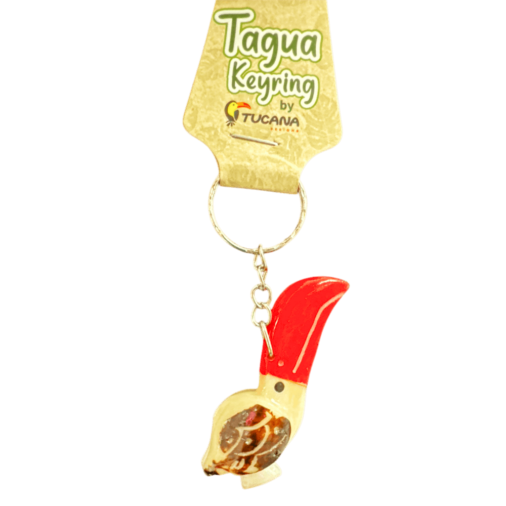 TAGUA Red Tucan Keyring+