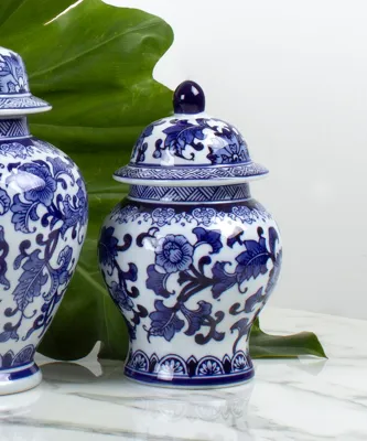 Blue Chinoiserie Ginger Jar - Small+