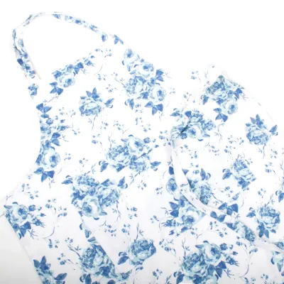 Blue Rose Apron+