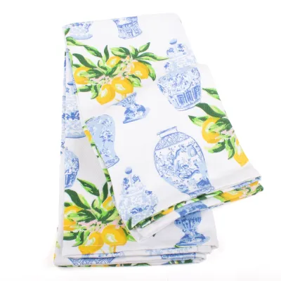 Lemon Ginger Kitchen Towel Set+