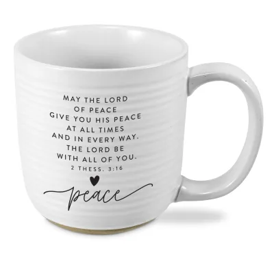 "Mat the Lord of Peace..." Textured Mug+