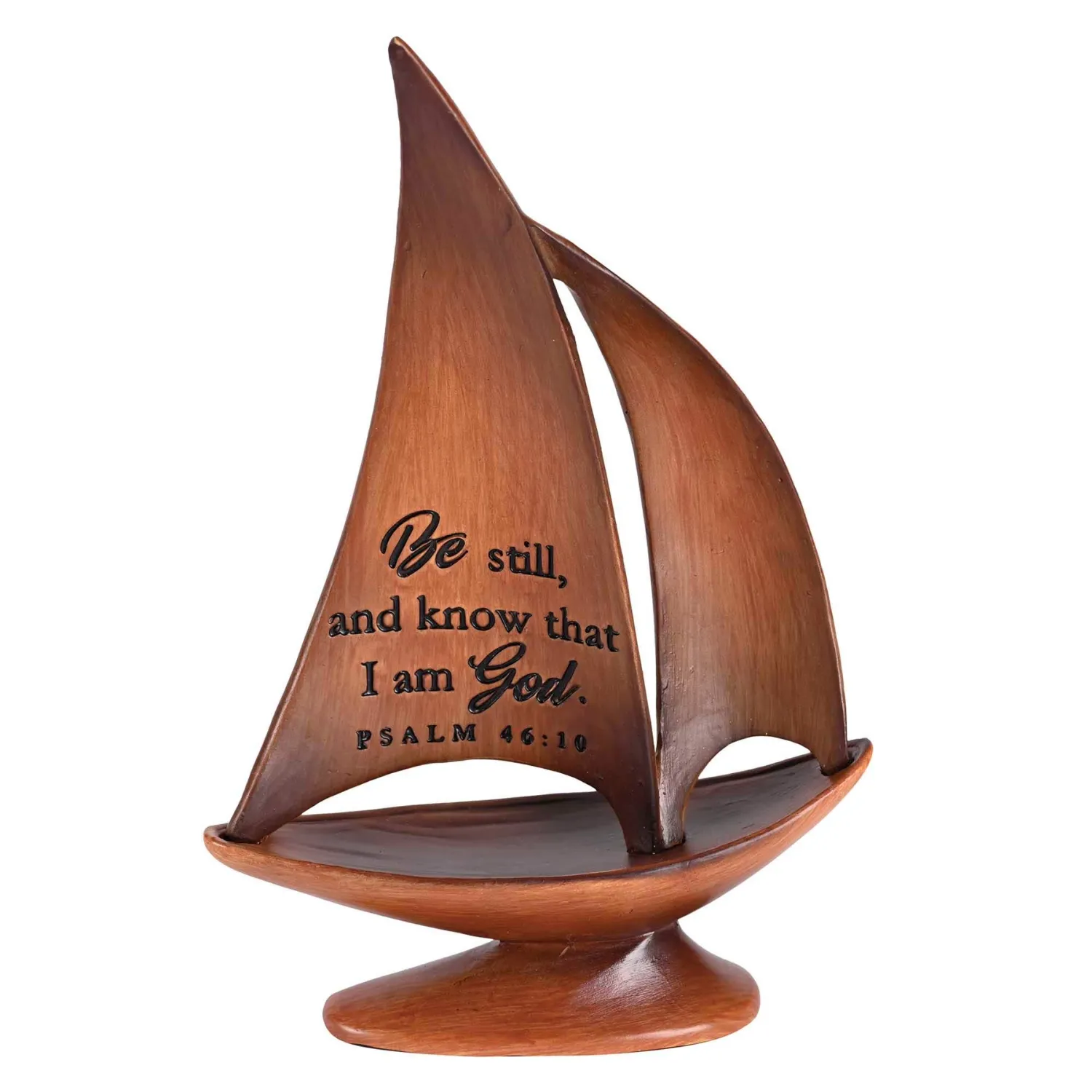 &quot;Be Still and Know&quot; Sailboat+