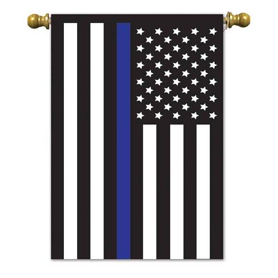 Thin Blue Line Garden Flag+