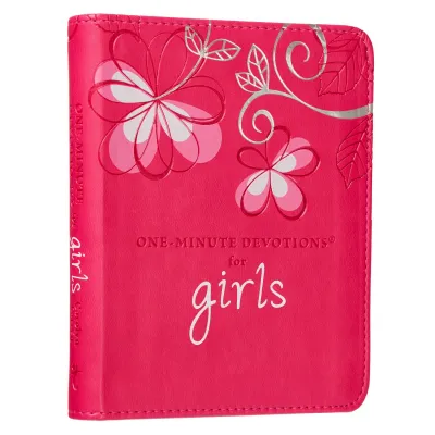 One-Minute Devotional for Girls Faux Leather+