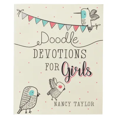 Devotional for Girls Softcover Kids Doodle Book+