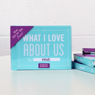 What I Love About Us Fill In Book AMZ+