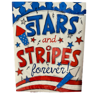 Happy 4th July Garden Flag+