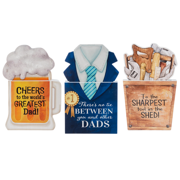 Dad Hidden Message Gift Card Holders+