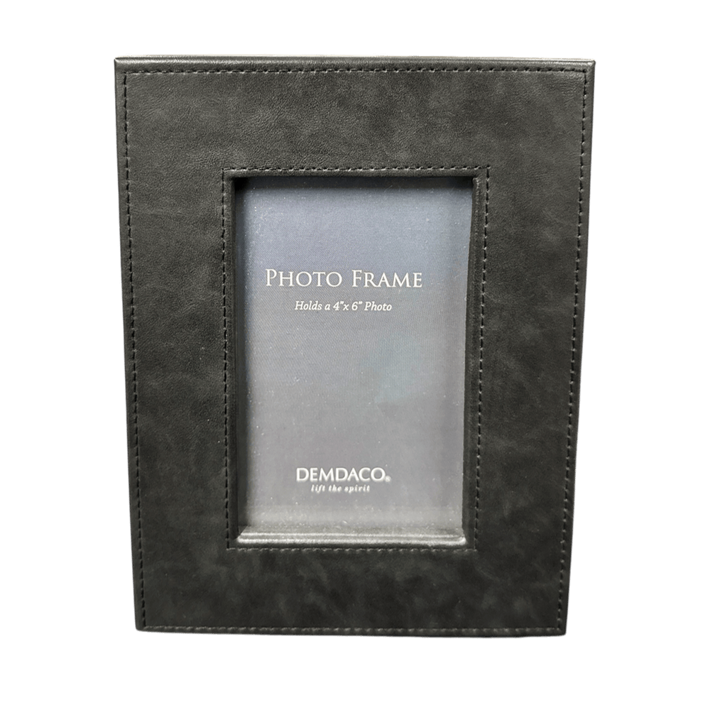 4x6 Black Leather Frame+