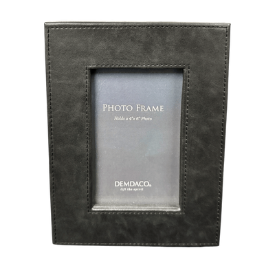 4x6 Black Leather Frame+
