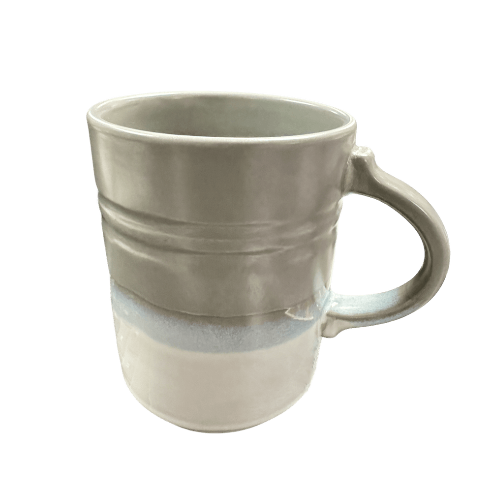 Sheffield Home 16 oz Hand Made Coffee Tea Mug Graduated Grays Color Block+