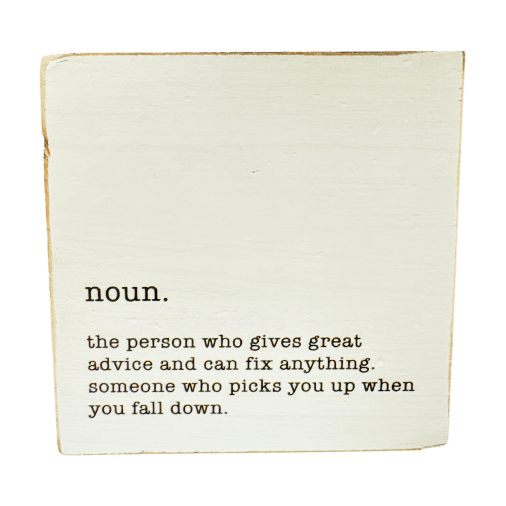 Person Who Gives Wooden Block+