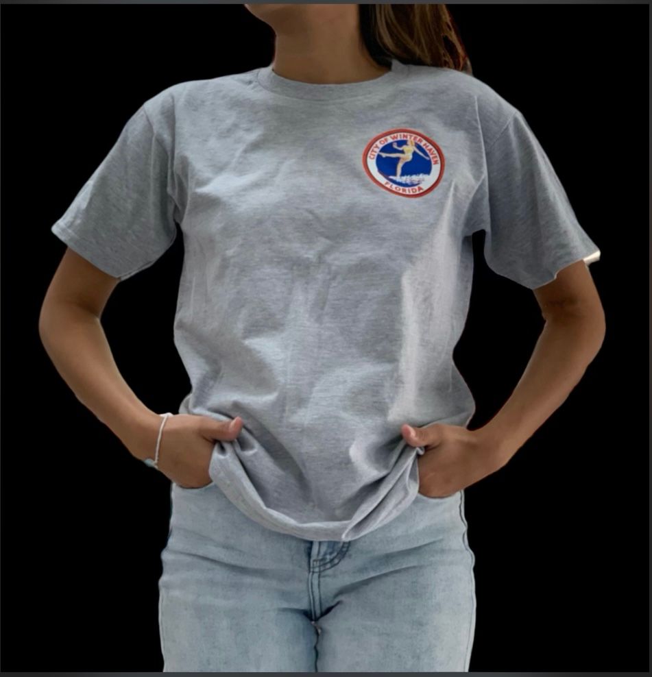 Grey Winter Haven Youth Chain of Lakes Color Logo+, Size: Small
