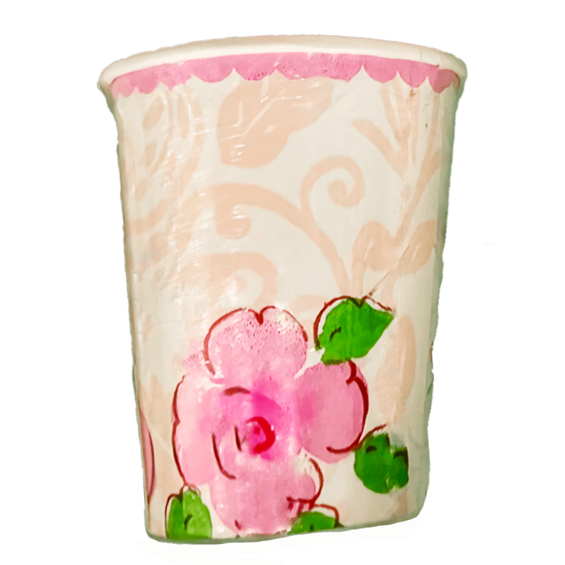 Pink Garden 9oz Hot Cold Cup 8ct+