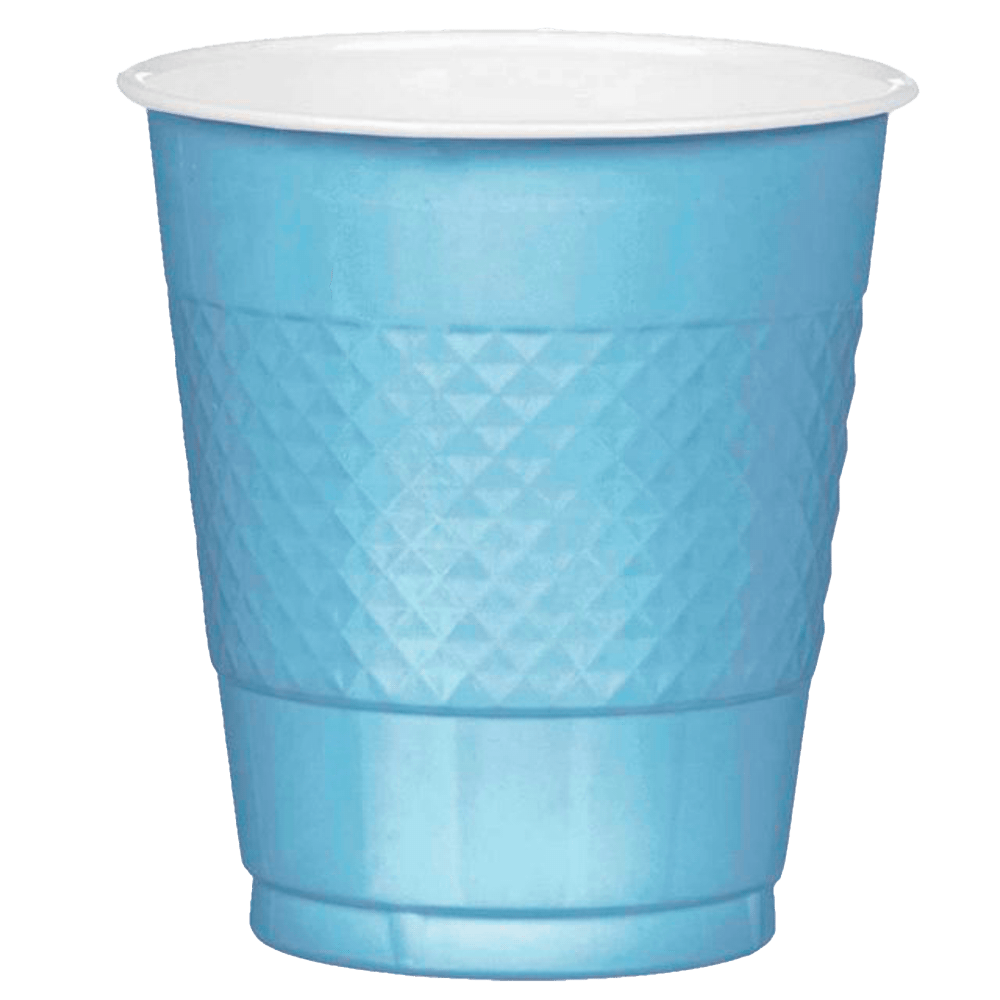 Blue 20ct Plastic Cups+
