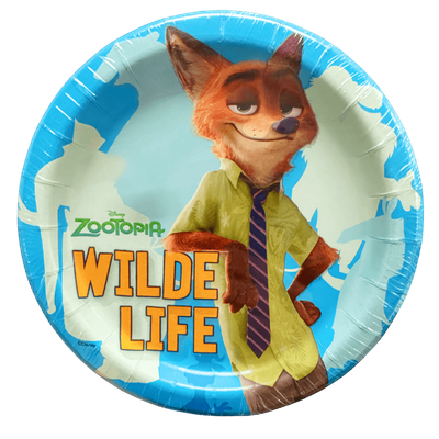 Zootopia 7&quot; Dessert Plates 8ct+