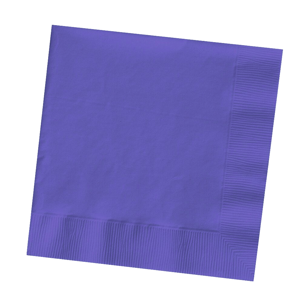 Purple 3ply Dinner Napkins 25ct AMZ+