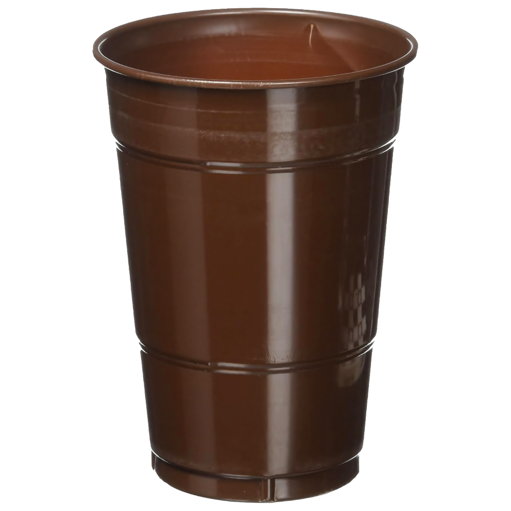 Coffee Brown 12oz Cup+