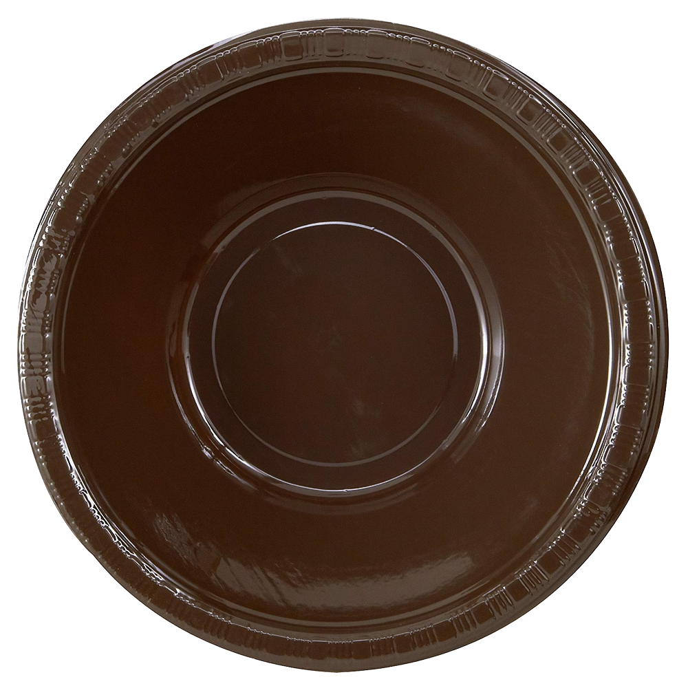 Chocolate Brown 12oz Plastic Bowls 20ct AMZ+