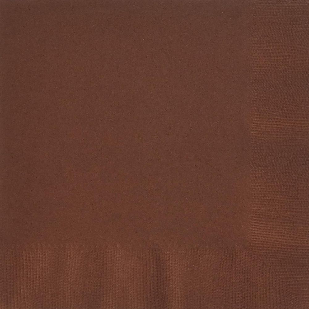 Mocha Brown 3ply Dinner Napkin 20ct AMZ+