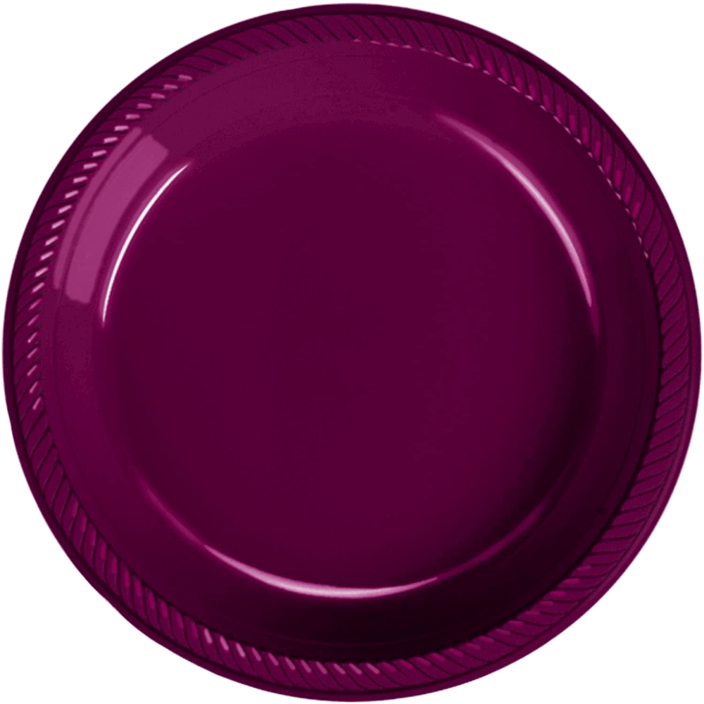 Wine 7&quot; Plastic Dessert Plates 20ct+