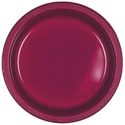 Berry 7&quot; Plastic Dessert Plates 20ct AMZ+