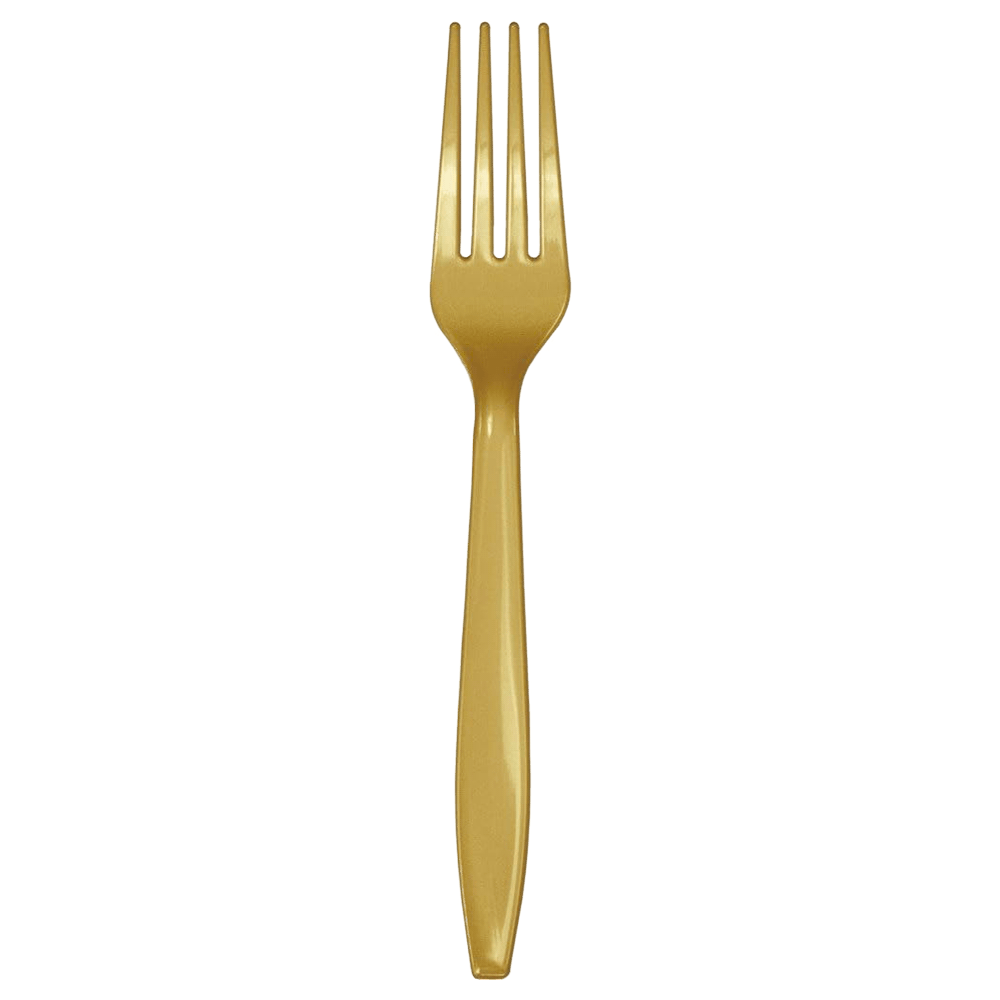 Glittering Gold 50ct Forks+