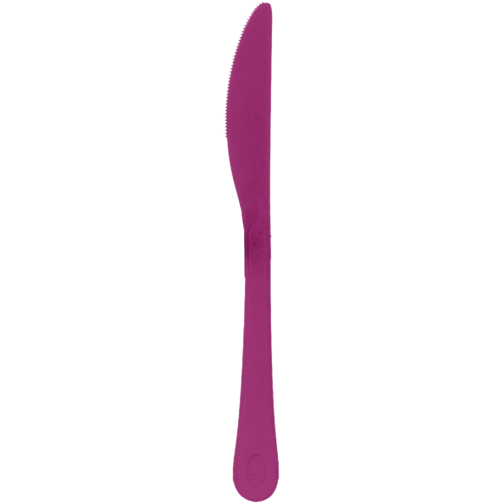 Burgundy Knifes 24ct+