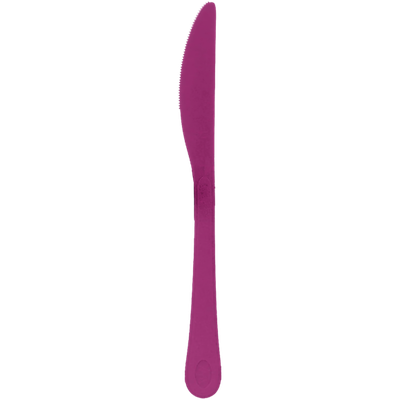 Burgundy Knifes 24ct+
