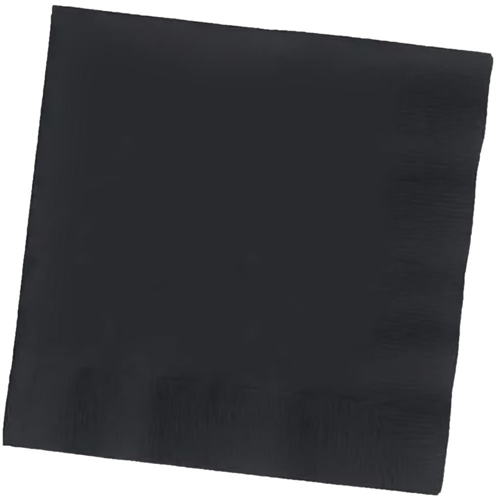 Black Velvet 3ply Beverage Napkins 50ct AMZ+